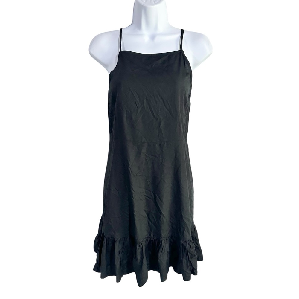 Nordstrom Girl's Black Sleeveless Rayon Dress - XL. 14/16  NWOT